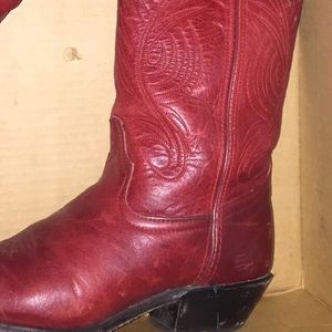 CodeWest vintage red cowgirl boots size 8